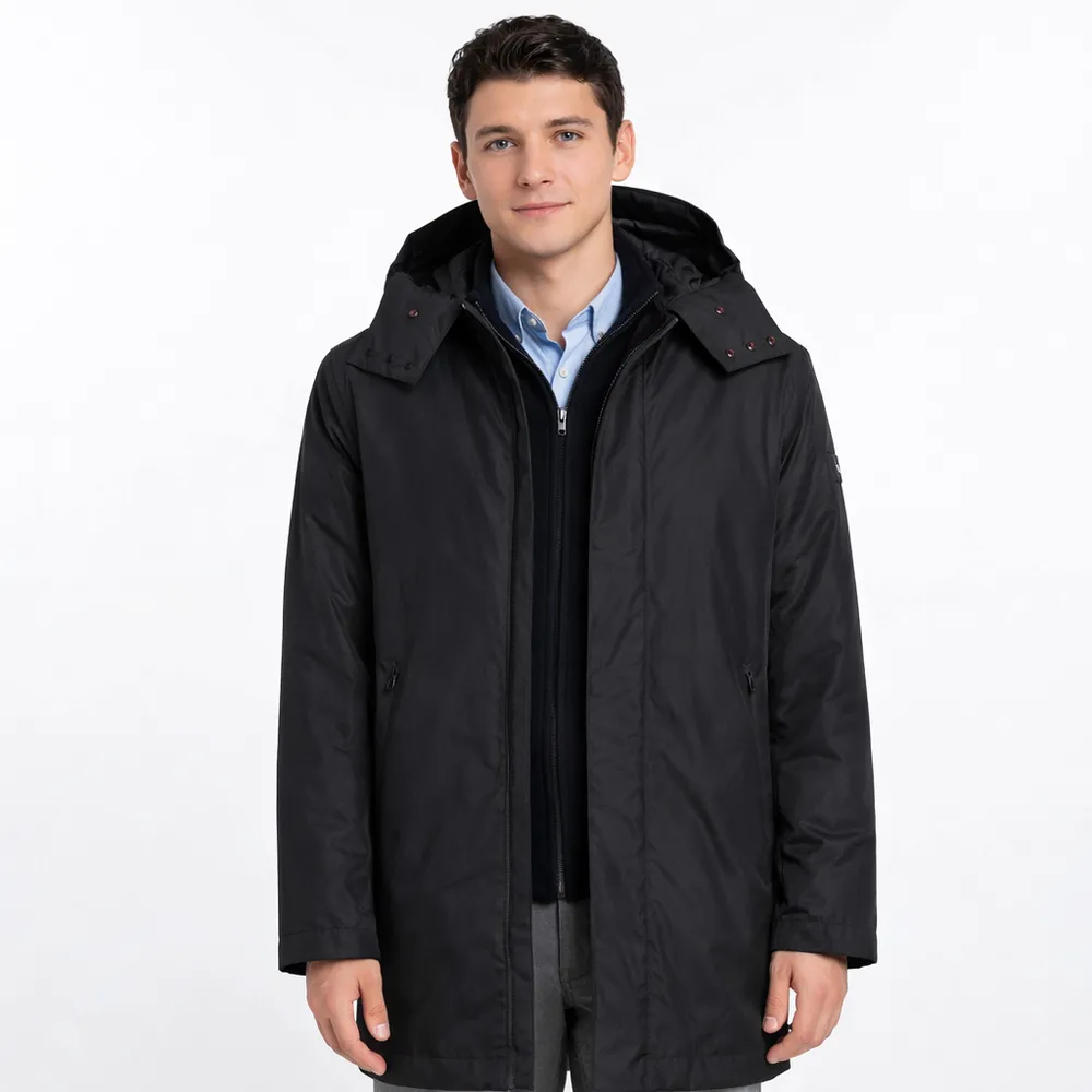 Peuterey Trench Coat Tupi Black