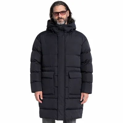 Peuterey ブラックのダウンジャケット Down Jacket Padded Long Black