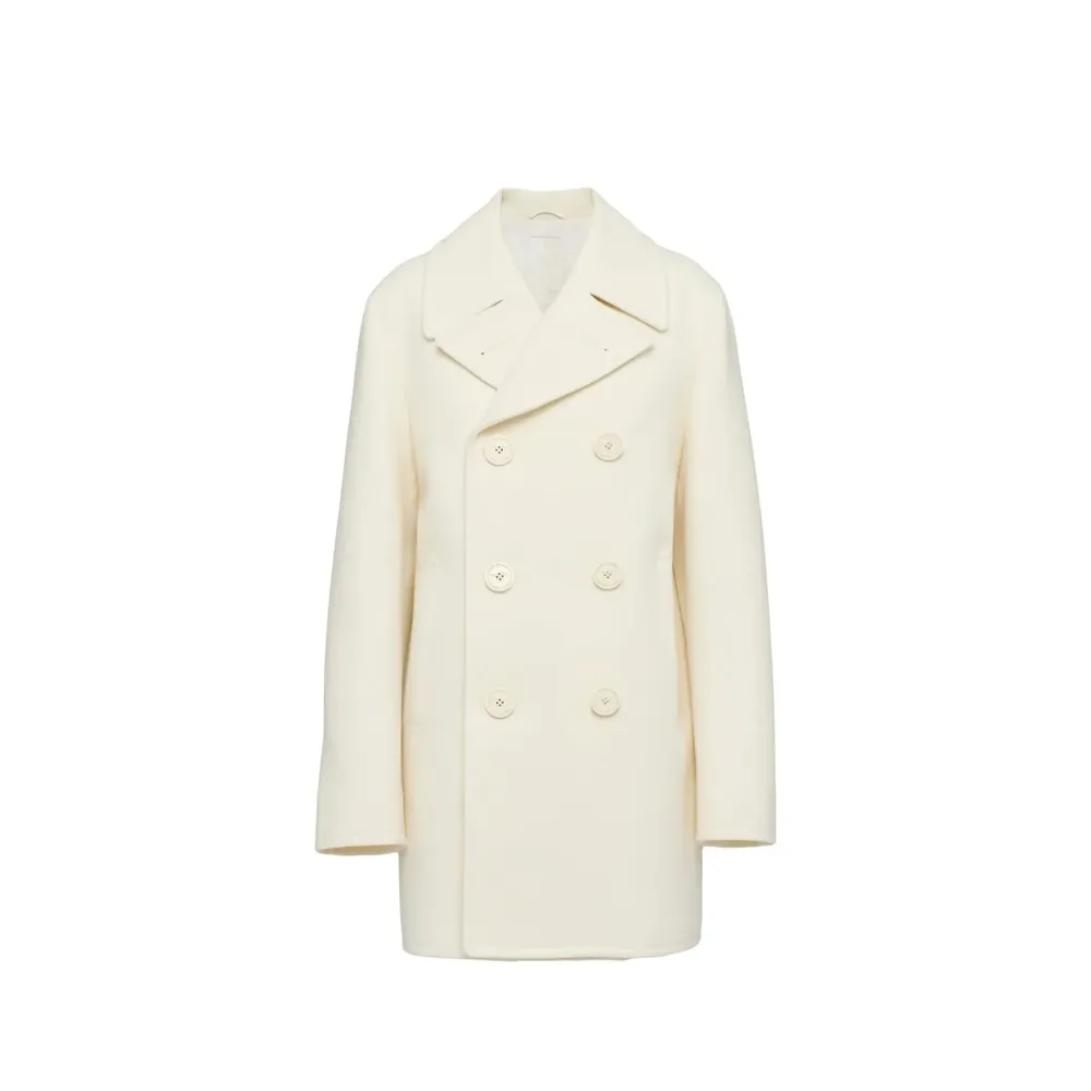 Prada Double-Breasted Wool Coat