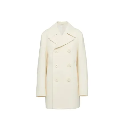 Prada Double-Breasted Wool Coat