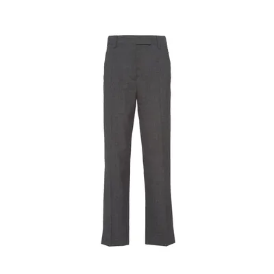 Prada グレーのパンツ Wool Pants