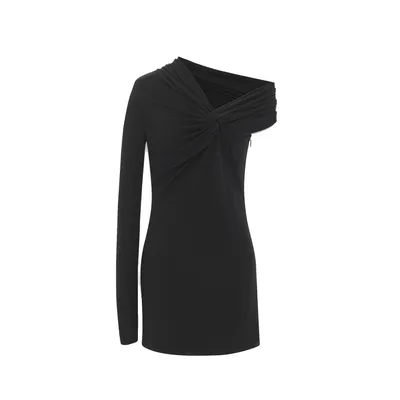 Saint Laurent ブラックのワンピース One Sleeve Dress