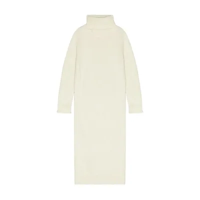 Saint Laurent ホワイトのニット Extra Long Mohair Sweater