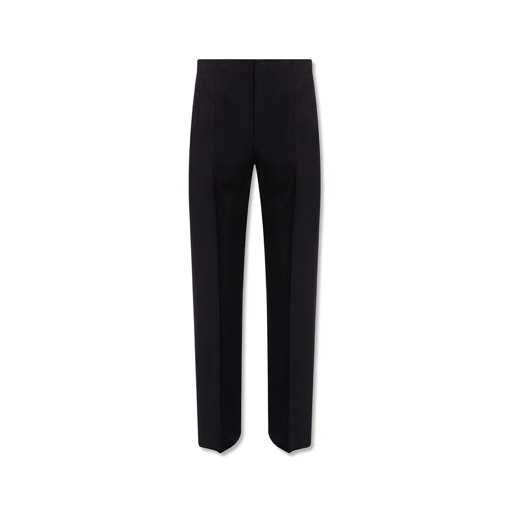 Salvatore Ferragamo Cotton And Silk Pants