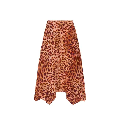 Stella McCartney オレンジのワンピース Silk Dress