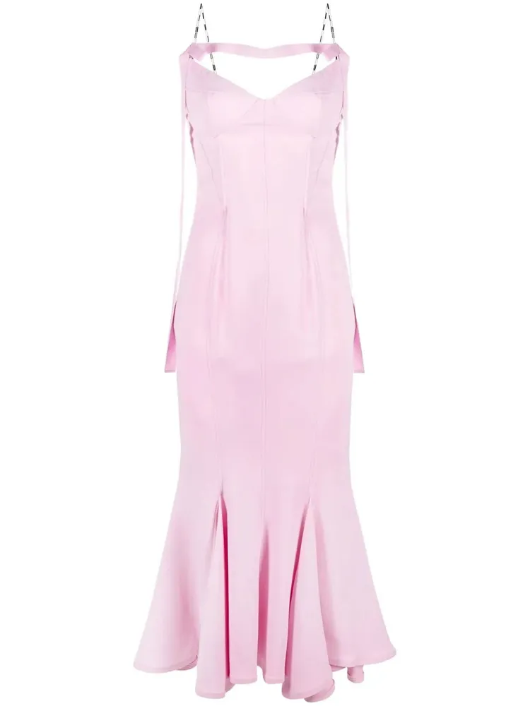 The Attico Dress Long Pink