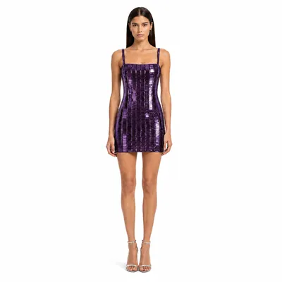The Attico パープルのワンピース Dress Short Rue Purple