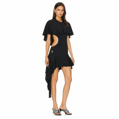 The Attico Dress Coprispalle Black