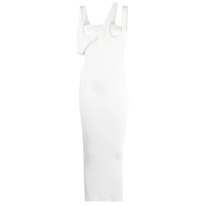 The Attico Dress Asimmetrico White