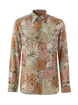 Tom Ford シャツ Multicolor Floral Print Shirt