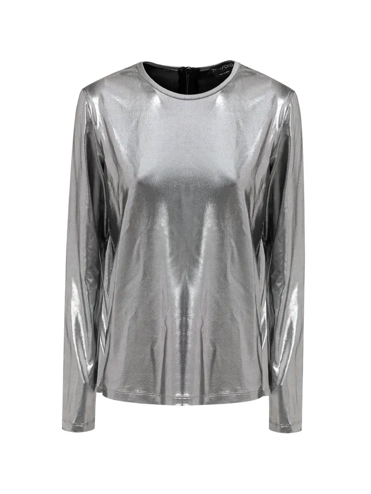 Tom Ford Knit Top Silver