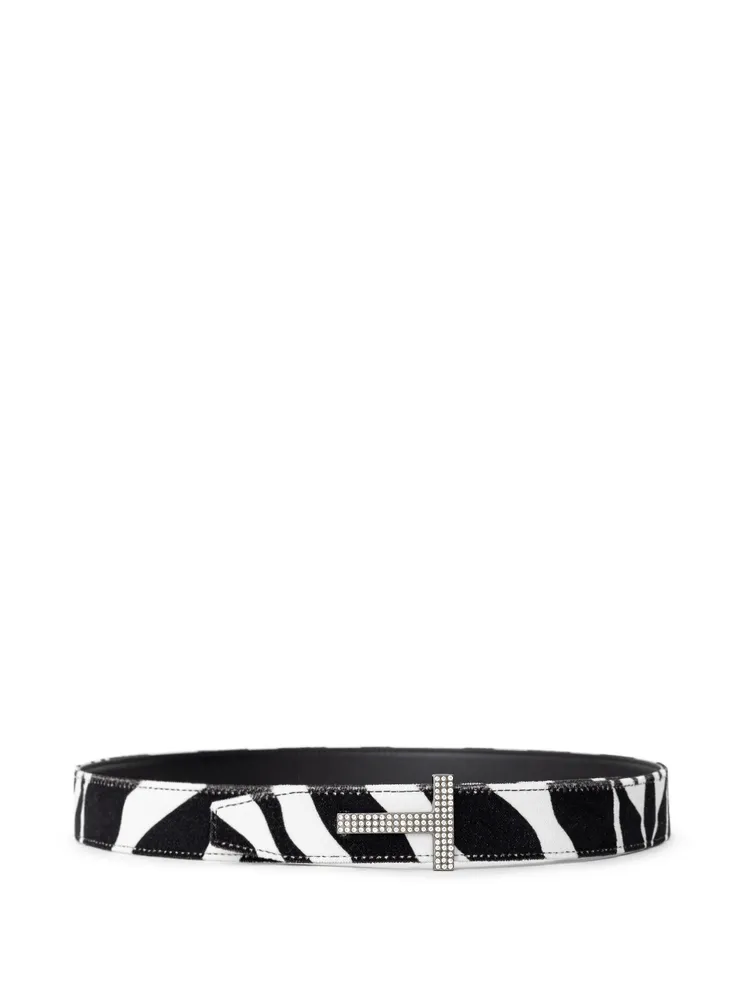 Tom Ford Belt Black/White
