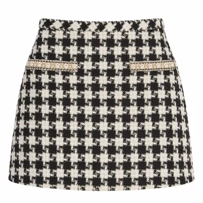 Valentino ブラックのスカート Garavani Women Skirt White Black
