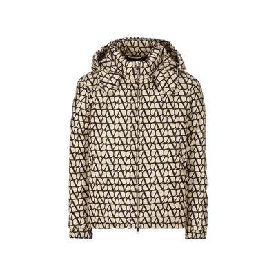 Valentino ベージュのダウンジャケット Toile Iconographe Down Jacket