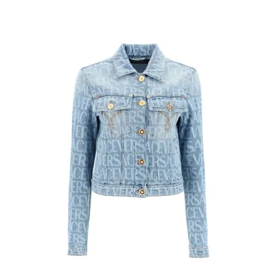 Versace ブルーのデニム Denim Jacket