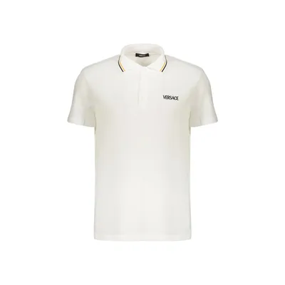 Versace ホワイトのポロシャツ Polo T-shirt