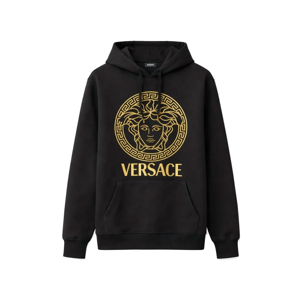 Versace Gold Medusa Logo Hoodie