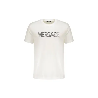 Versace ホワイトのTシャツ Logo T-shirt